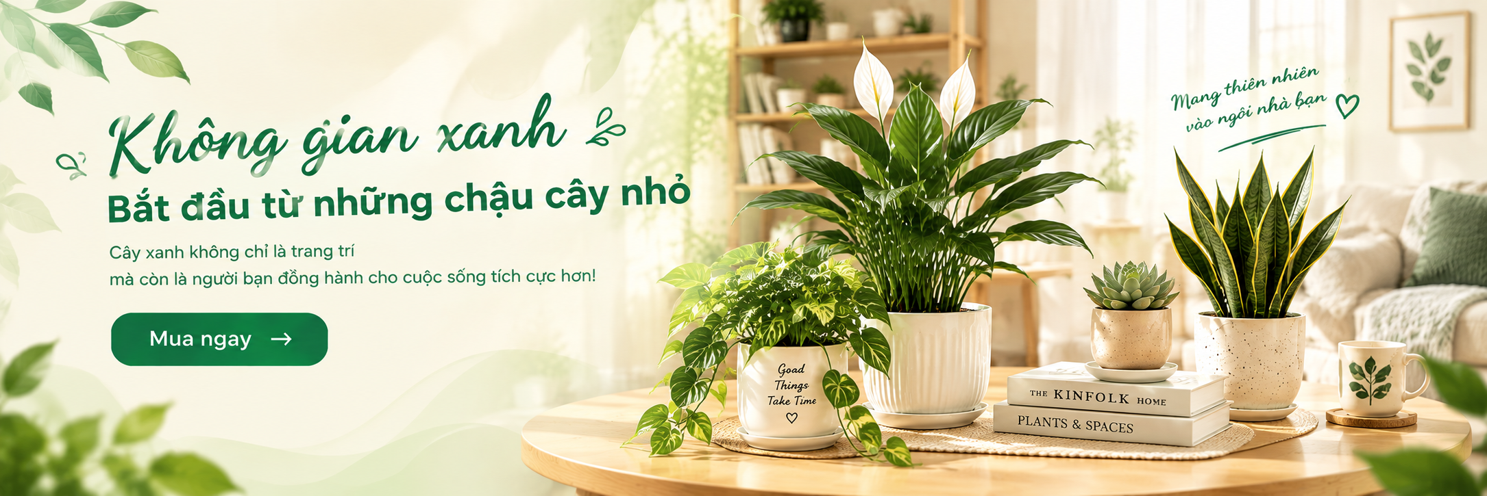 Mang thiên nhiên vào ngôi nhà bạn