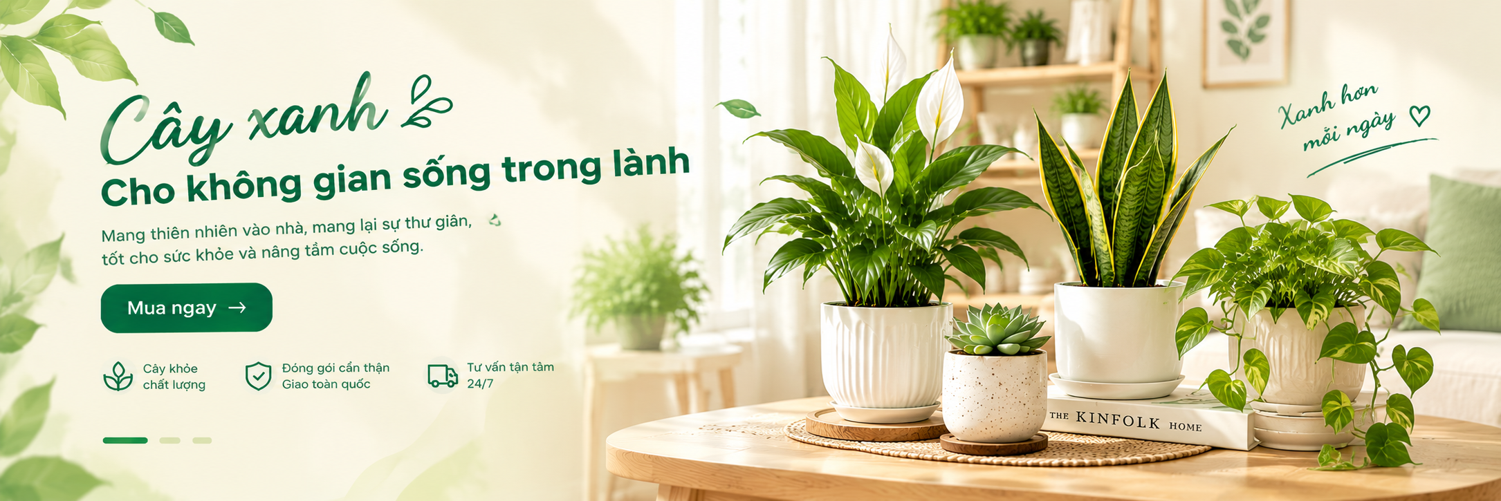 Cây xanh — Cho không gian sống trong lành