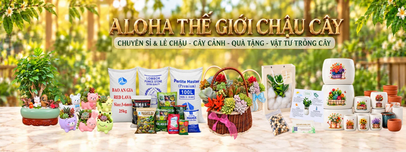 ALOHA — Đa dạng mẫu mã, phối theo yêu cầu